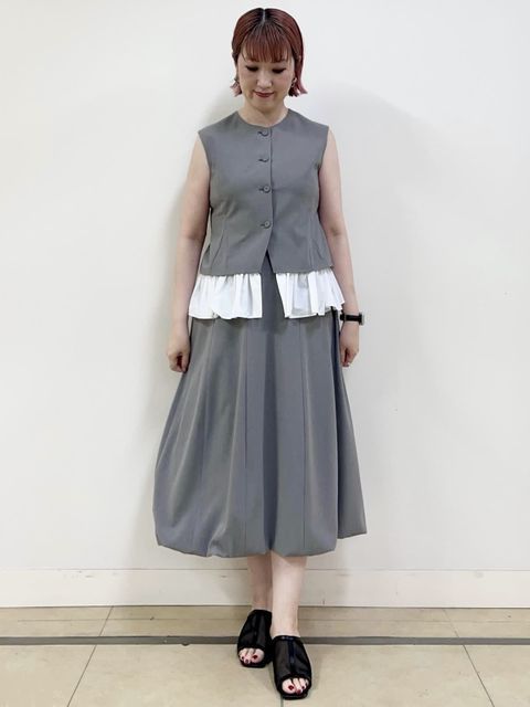 quaranciel:〈洗濯機可能〉ダンボール ノーカラー ブルゾン