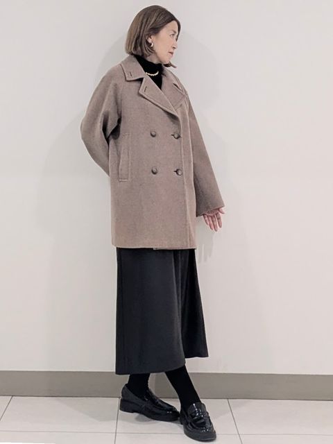 【タグ付/未使用品】SUPERIOR CLOSET INED ロングコート イネド INED 《大きいサイズ》ショールカラーロングコート《SUPERIOR