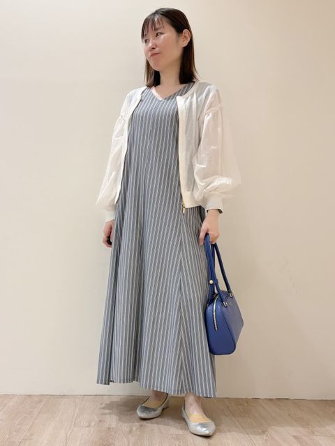 シアーニットジップアップカーディガン｜INED（イネド