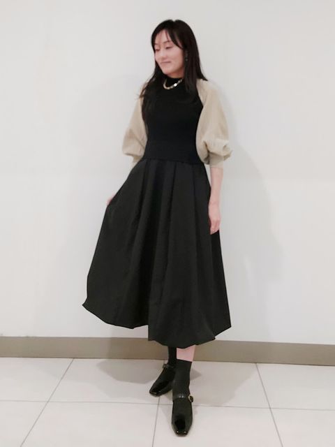 エフデ　麻ワンピース　ef-de 新品　ブラック ef-de Black（エフデ ブラック）｜フランドル（FLANDRE）オンライン