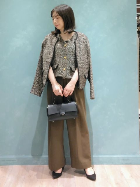 ツイード風ジレ｜INED（イネド）｜フランドル（FLANDRE）オンライン