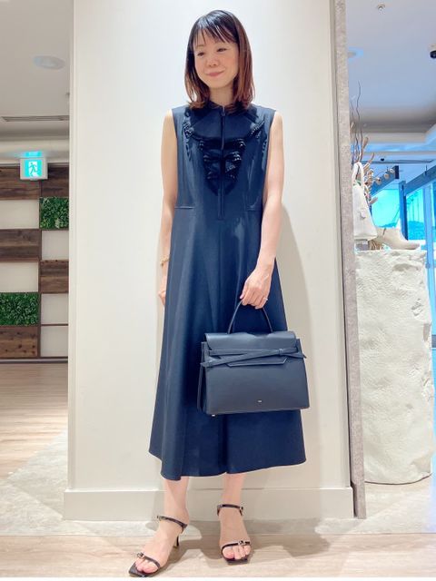 エフデ　麻ワンピース　ef-de 新品　ブラック ef-de Black エフデ ブラック - ファッション通販 MAGASEEK