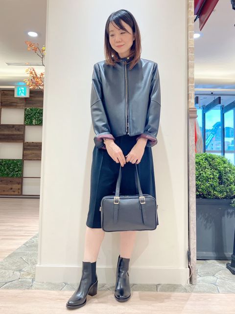 デフォルメチェックプリントブラウス｜INED（イネド）｜フランドル