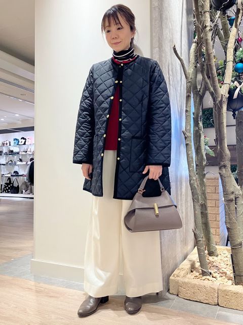 SUPERIOR CLOSET》ノーカラーキルティングジャケット SUPERIOR CLOSET》ノーカラーキルティングジャケット
