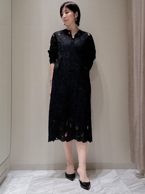 レースカフタンワンピース《la veille by SUPERIOR CLOSET》｜INED