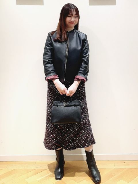 INED　イネド　パンツ　スーツ　 ブラック　ストライプ　ウール混 ブラック シルク混 スーツ ストレートパンツ シャドーストライプ