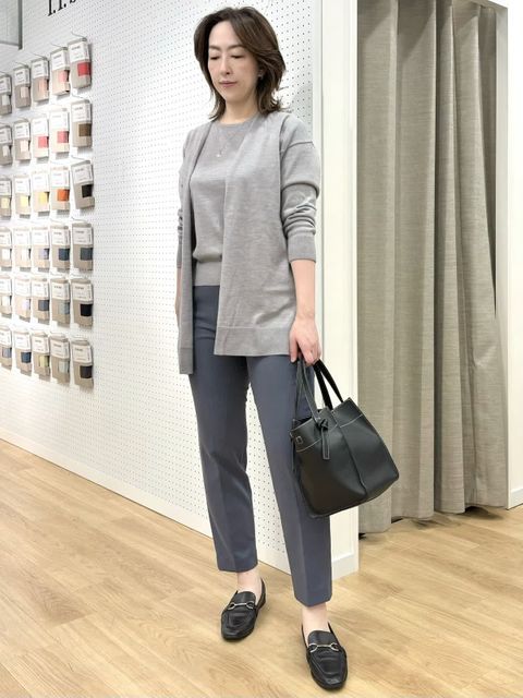 I.T.'S. international ベーシックテーパードパンツ 洗える・ストレッチ】ベーシックテーパードパンツ｜I.T.'S