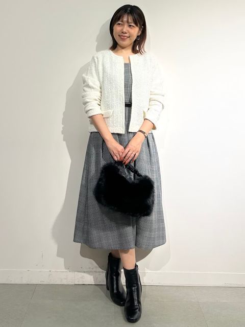 ef-de アンゴラベルテッドファーコート　7号　イネド　アナイ　IENA ef-de アンゴラベルテッドファーコート 7号 イネド アナイ IENA