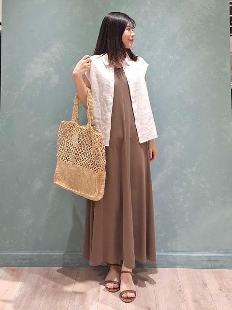 INED（イネド）の「コンビキルティングコート（ノーカラーコート