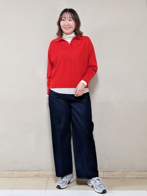 ポロ衿ドルマンニット ｜INED（イネド）｜フランドル（FLANDRE）オンライン