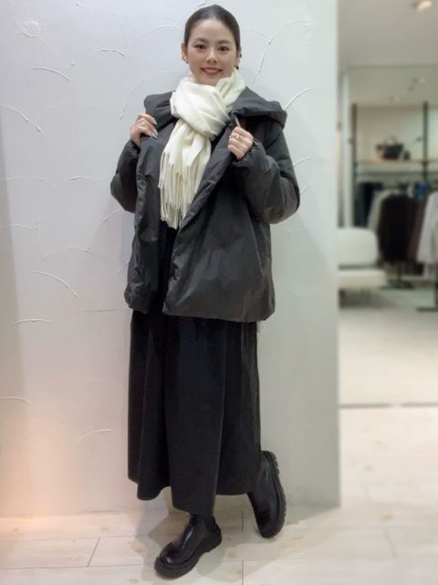 ドッキングハイネックワンピース《YVON》｜INED（イネド）｜フランドル