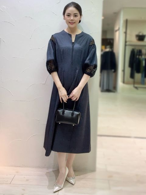 エフデ　麻ワンピース　ef-de 新品　ブラック ef-de Black エフデ ブラック - ファッション通販 MAGASEEK