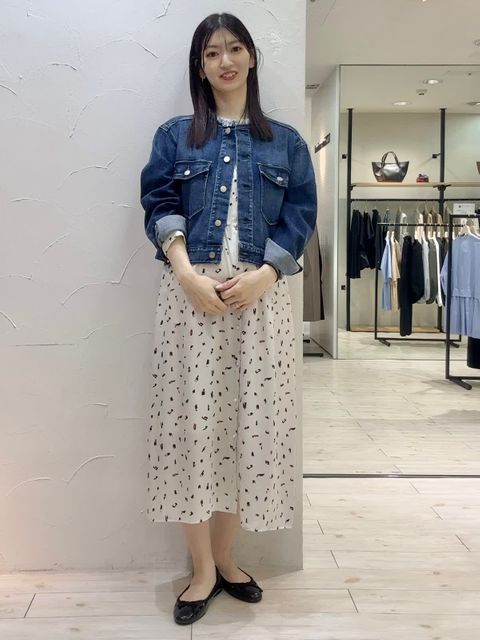 ef-de アンゴラベルテッドファーコート　7号　イネド　アナイ　IENA イネド】アンゴラコート フォックスファー 高級 ベルト付き