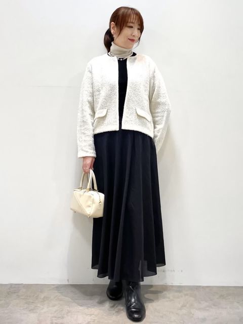 シェルプリーツフレアスカート｜INED（イネド）｜フランドル（FLANDRE