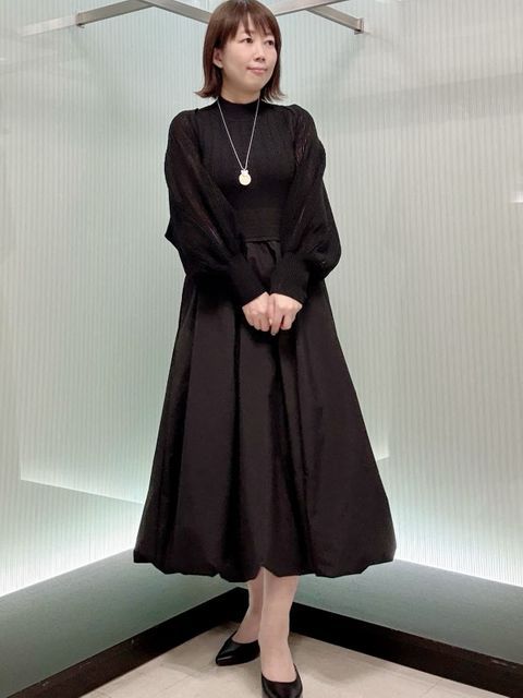 エフデ　麻ワンピース　ef-de 新品　ブラック ef-de Black（エフデ ブラック）｜フランドル（FLANDRE）オンライン