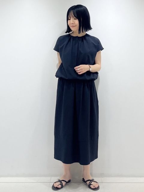 INEDネイビー コート 7号 7-IDconcept.のコートを使った福岡三越INED/7-IDconcept.の