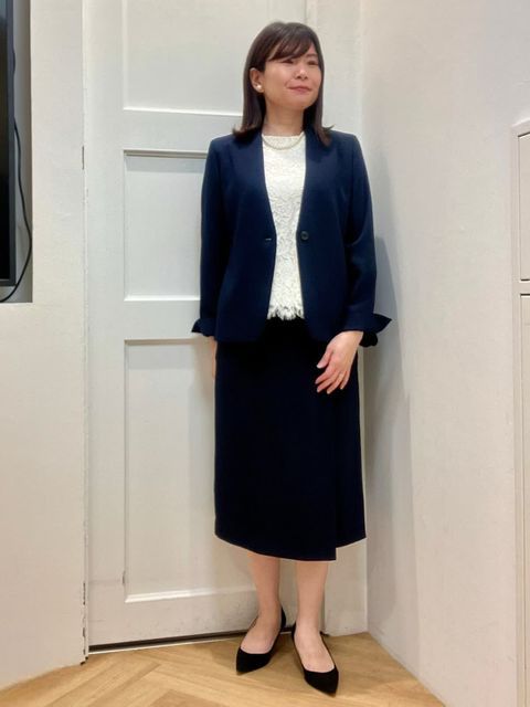 大きいサイズ》【マルチWAYセットアップ】アシンメトリータックス