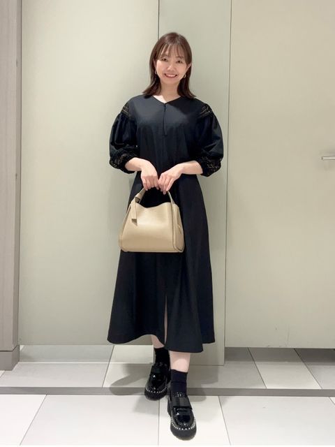 エフデ　麻ワンピース　ef-de 新品　ブラック ef-de Black（エフデ ブラック）｜フランドル（FLANDRE）オンライン