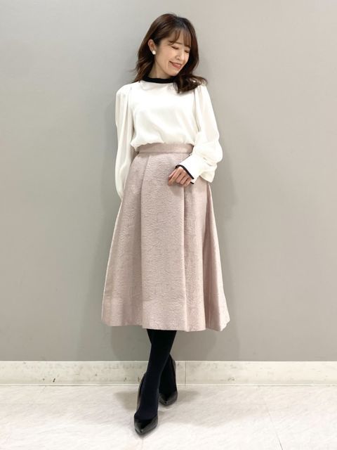 大阪公式 極美品◎Maglie par ef-de フクレジャガードスカート