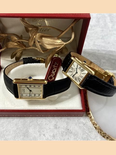 美品 カルティエ マスト タンク オパラン ローマン SM Cartier Cartier - 美品 カルティエ マスト タンク オパラン ローマン SM