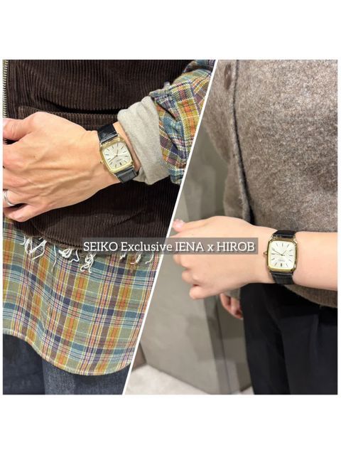 SEIKO ︎ 【SEIKO】Exclusive IENA × HIROB Watch︎ Exclusive IENA x
