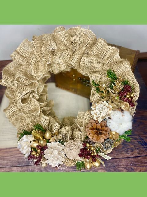 麻を使ったクリスマスリース作り♪ - LUCUA osaka（ルクア大阪）