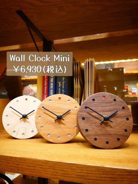 木の置き時計 『Wall Clock Mini』 - LUCUA osaka（ルクア大阪）
